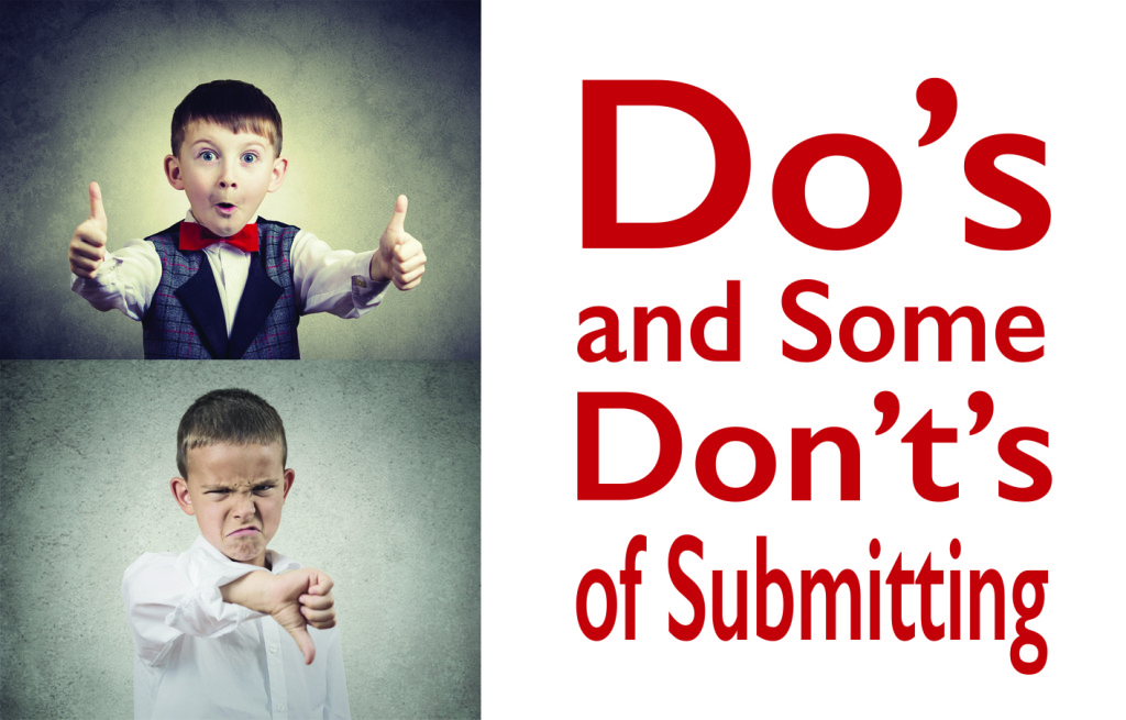 Do's and Don't's for submissions image