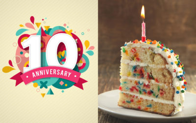 Big Day! Our 10th Anniversary!!!
